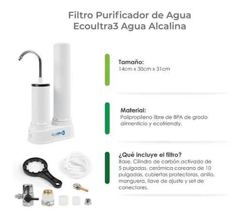 Filtro Purificador de agua  ECO Ultra 3